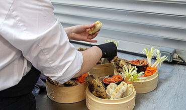 Farbenfrohes Hauptgericht