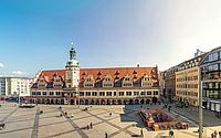 Leipziger Altes Rathaus und Marktplatz