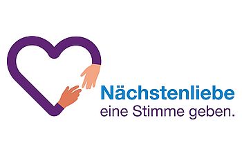 Kampagnenlogo Nächstenliebe eine Stimme geben