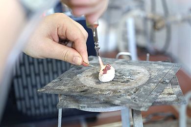 Modellarbeit im Fachbereich Zahntechnik